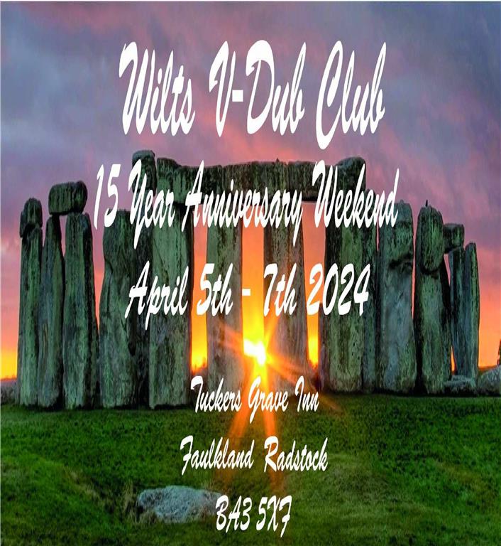 Wilts V-Dub Club 15th Anniversary Weekend Camp-Out